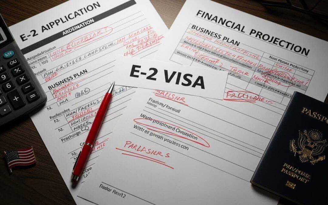 5 Erros Comuns que Empreendedores Cometem ao Solicitar o Visto E-2