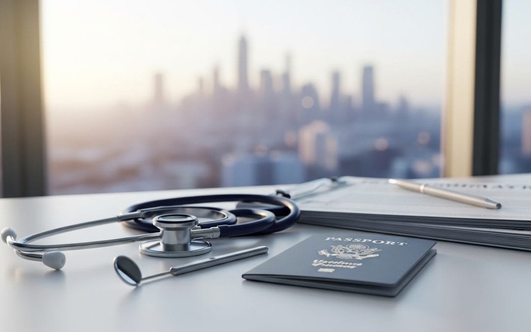Como Médicos e Dentistas Brasileiros Podem Conquistar a Residência Permanente nos EUA