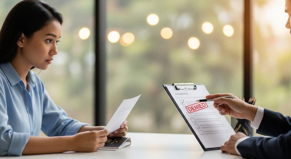 Visto americano negado? Conheça os motivos mais comuns e dicas para evitar problemas na solicitação.